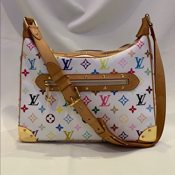 Louis Vuitton Handbags - Louis Vuitton Takashi Murakami Multicolor Boulogne